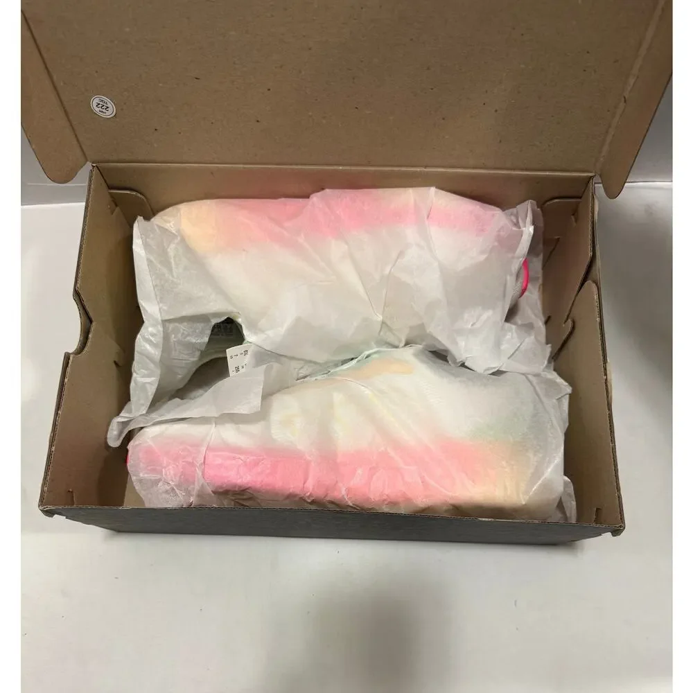 Adidas Kaptir Flow 2.0 Off White Wonder White Lucid Pink unisex 7-Y JR8090 New